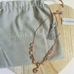 NWT Marchesa Rose Gold Necklace✨